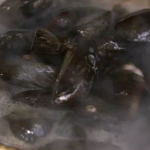Nigel Slater mussels with cider recipe on Nigel Slater’s  New Year Suppers