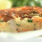 Simon Rimmer Salmon Chicken and Bacon Tart quiche Lorraine recipe on Daily Brunch