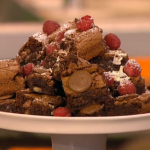 Chocolate brownies with mayonnaise recipe on Mel and Sue
