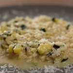 James Martin  courgette and lemon risotto recipe on James Martin: Home Comforts