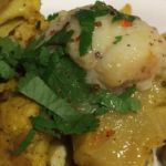 Nigel Barden monkfish with chilli sea salt and coriander recipe on Radio 2 Drivetime
