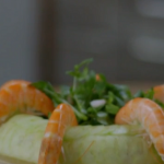 James Martin salmon mousse with prawns and cucumber  recipe on James Martin: Home Comforts