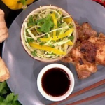 John Whaite Chicken satay with stir-fried vegetables recipe on Lorraine