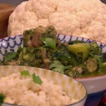 John Whaite Thai green chicken curry with healthy rice recipe on Lorraine