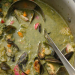 James Martin Summer vegetable soup with mussels recipe James Martin: Home Comforts