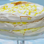 Pavlova with fruit recipes on The Great Comic Relief Bake Off 