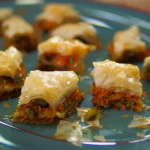 Tom Kerridge carrot and pistachio baklava recipe on Food and Drink