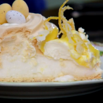 Mary Berry’s Easter lemon pavlova  recipe on Bake Off Easter Masterclass