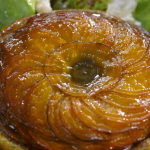 Raymond Blanc onion tart with beetroot  recipe on Kew on a Plate