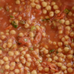 Jamie Oliver tomato and chickpea sauce recipe on 15 Minute Meals