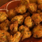 Rick Stein salt cod fritters with parsley and garlic recipe on Saturday Kitchen