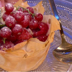 Sally Bee red berry filo tart recipe on Lorraine