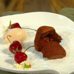 James Martin Chocolate fondant with ice cream recipe on Saturday Kitchen