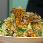 Simon Rimmer mackerel with feta and avocado superfood salad recipe on Sunday Brunch