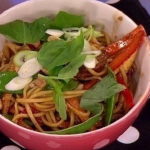 James Tanner’s honey and soy pork noodles recipe on Lorraine
