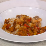 Phil Vickery prawns with noodles and yuzu juice  recipe on This Morning