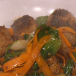 Phil Vickery sweet and sour meatballs with ginger and lime recipe on This Morning