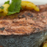 Levi Roots salmon steaks with mango salad recipe on Lorraine