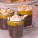 Jamie Oliver Black rice pudding with mango, rice and coconut recipe on This Morning