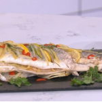 Gok and Poppa Wan sea bass with ginger and spring onion recipe on This Morning