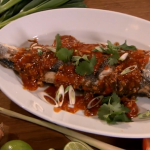 Rick Stein sea bass with tomato sauce recipe on Saturday Kitchen