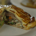 James Martin pithivier recipe with beef and leftover veg  on Home Comforts at Christmas