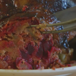 Ivan Day’s Goose stuffed with beetroot stuffing recipe on Home Comforts at Christmas