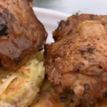 The Hairy Bikers chicken thigh stuffed with parsley and thyme recipe on Saturday Kitchen