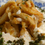 Annie Grey’s salt cod with egg sauce recipe on James Martin: Home Comforts