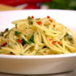 Gino’s taste of Italy spaghetti with capers and chilli recipe on This Morning
