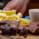 James Martin steak and chips with béarnaise sauce recipe on James Martin: Home Comforts