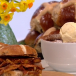 Phil Vickery hot cross buns like you’ve never seen before hot cross bun and butter pudding recipe on This Morning