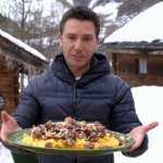 Gino’s runny polenta with cheese recipe on This Morning Alpine Adventure