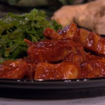 Phil Vickery char siu pork with stir-fried Spring cabbage recipe on This Morning