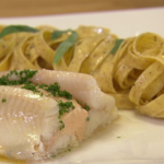 Rosemary Shrager sole amhuinnsuidhe with tagliatelle pasta recipe on Chopping Block
