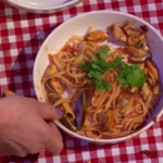 Kirsty Wark’s linguine with spicy tomato sauce and mussels recipe on Newsnight