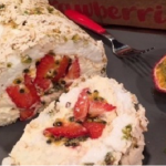 James Tanner Strawberry and passion fruit meringue roulade recipe on Lorraine