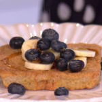 Joe Wicks body coach post workout brunch of French toast and Chunky Monkey smoothie recipe on This Morning