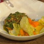 Matt’s braised beef rump with courgette salad recipe on Saturday Kitchen