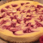 Dean Edwards Baked Raspberry Ripple Cheesecake recipe on Lorraine