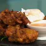 Simon Rimmer Courgette and Sweetcorn Fritters Recipe on Sunday Brunch