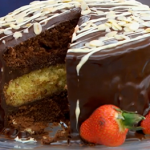Candice’s chocolate and orange cake recipe on The Great British Bake Off