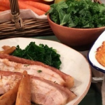 James Tanner’s pork belly with crispy crackling  and potato gratin recipe on Lorraine