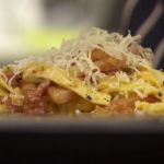 Monica’s carbonara with tagliatelle pasta recipe on MasterChef: The Professionals