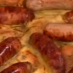 James Tanner toad in the hole with sticky thyme onions recipe on Lorraine