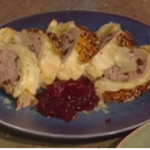 Theo’s cranberry and pheasant sausage rolls recipe on Christmas Kitchen