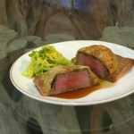 Donal Skehan beef Wellington with mushrooms and brandy recipe on Saturday kitchen 
