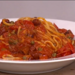 Gino’s perfect puttanesca pasta with anchovies and capers recipe on This Morning