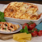 Gino’s cannelloni alla margherita with sun-dried tomatoes and mozzarella recipe on This Morning