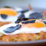 James Martin confit duck with potato rosti and fried eggs recipe
